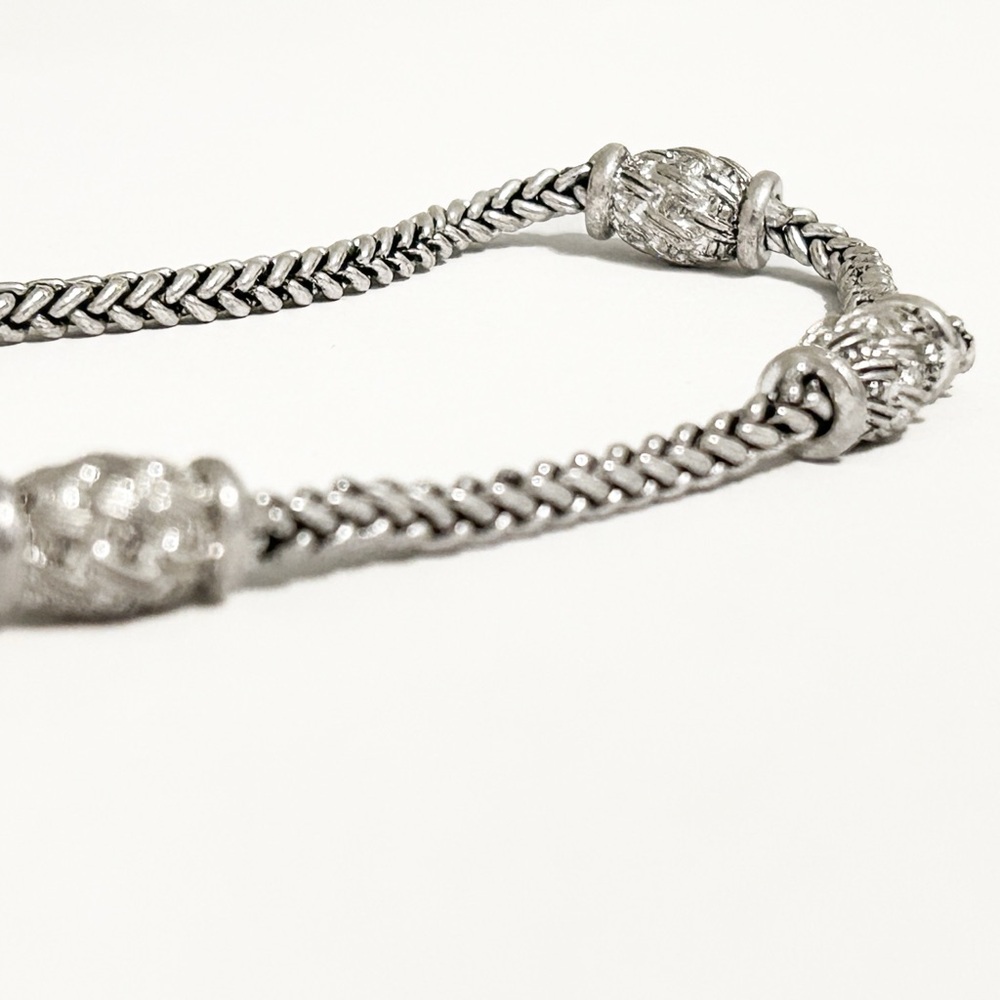 Napier Silver Necklace with Intricate Accents - Picture 7 of 14